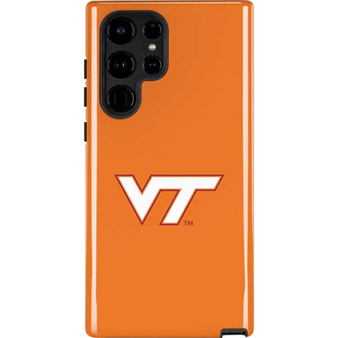 Virginia Tech University Orange Galaxy Cases